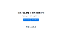 Tablet Screenshot of iam725.org